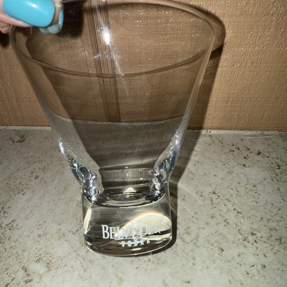 1 Belvedere‎ Vodka Stemless Martini Glass